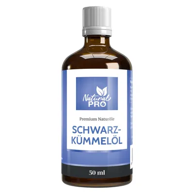 Produktbild von Schwarzkümmelöl – kaltgepresst & naturrein | Aromatisch, reich an Fettsäuren & Nigella sativa