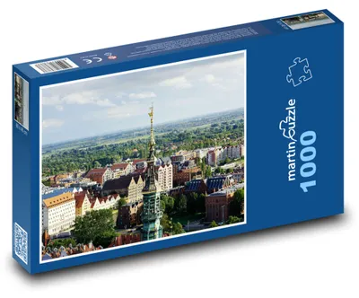 Obrázek produktu pro Puzzle 1000 Panorama města Gdaňsk - martinpuzzle