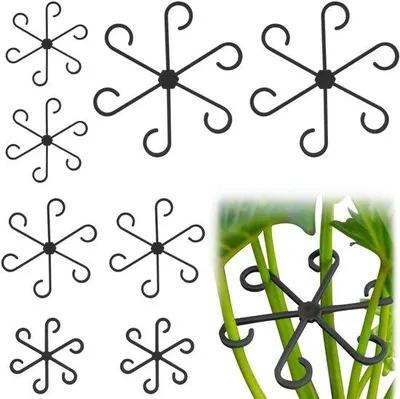 Produktbild von Famanu Pflanzenstützen Set von 8 Stück, 4 Größen für Kletterpflanzen - ideal zur Stabilisierung und Unterstützung von Blättern