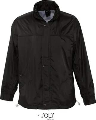 Immagine prodotto di SOLs 46000 | Giacca a vento Mistral - Colore: Nero - Taglia: XL