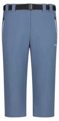 Produktbild von CMP Damen Capri Trekking Hose mit Gürtel und Dry Function blau 44