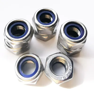 Produktbild von Sicherungsmuttern Stopmuttern Edelstahl V2A DIN 985  (50 Stück, M8)