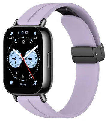 Immagine prodotto di Per Xiaomi Redmi Watch 5 Lite Cinturino in silicone con chiusura magnetica pieghevole Viola
