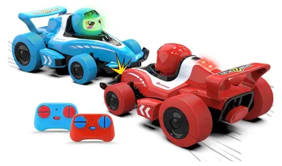 Produktbild von Gear2Play RC Neon Bumper Cars Pro Duoset, Rennauto, 6 Jahr(e), Kunststoff, Blau, Rot