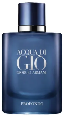 Produktbild von Giorgio Armani Acqua di Giò Profondo, Männer, 40 ml, Nicht nachfüllbare Flasche, Bergamotte, Mandarine, Marine, Lavendel, Lentisc, Rosmarin, Bernstein, Zedernholz, Moschus, Patschuli