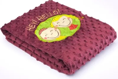 Obrázok produktu pre Sensillo Hey Hello obojstranná detská deka 75x100 cm
