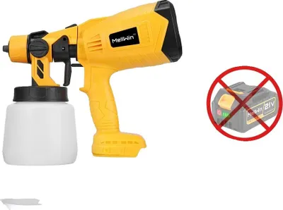Immagine prodotto di Pistola a spruzzo elettrica, contenitore da 1000 ml, selezione versatile degli ugelli, nessuna batteria