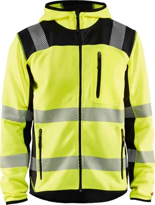 Produktbild von Blakläder High Vis Strickjacke 4923 2120 in zwei Farben, Farbe:gelb/schwarz, Größe:3XL