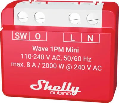 Immagine prodotto di Shelly · Unterputz·""Wave 1PM Mini""· Relais· max. A· 1 Kanal· Z-Wave (Shelly_W_1PM_Mini)