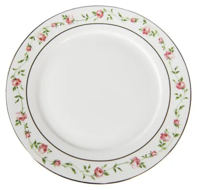 Immagine prodotto di Piatto da colazione Clayre & Eef Ø 21 cm Bianco Rosa Porcellana Fiori