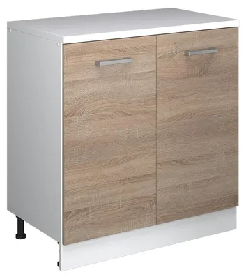 Image de Meuble sous pente Vicco R-Line Sonoma 80cm sans pente avec 2 portes, Model 61825