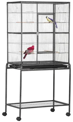 Produktbild von Vogelhaus - Vogelkäfig - Innenvoliere - Metallvoliere - Transportvoliere - 77x47x163 cm