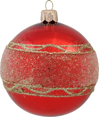 Produktbild von Weihnachtskugel Rot Dekor