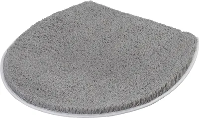 Produktbild von Kleine Wolke WC-Deckelbezug SOFT Platinfarben 47 x 50 cm