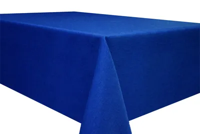 Produktbild von TISCHDECKE Leinenoptik Lotuseffekt Schmutzabweisend 100x140cm DUNKELBLAU