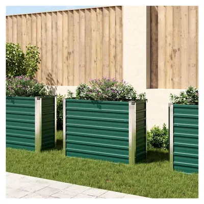Produktbild von Hochbeet aus verzinktem Stahl 100x40x77cm