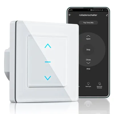 Produktbild von Rollladenschalter Smart Tuya WiFi Touch Controller - Moes