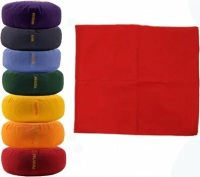 Produktbild von Meditationsmattenhüllen in den Chakren Farben Farbe - hellblau