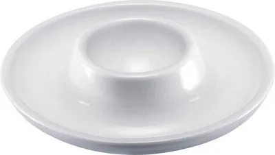 Produktbild von Runde Eierdämpfer stapelbar weiß hochwertig Kunststoff 10 cm