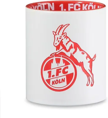 Produktbild von Kaffeetasse mit Prägung in Weiß