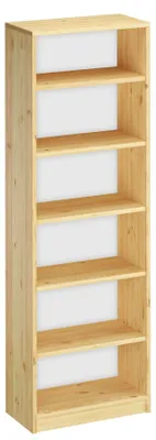 Produktbild von Regal Bücherregal Wandregal Standregal Holzregal Massivholz Kiefer Farbe wählbar V-90.82-41-18