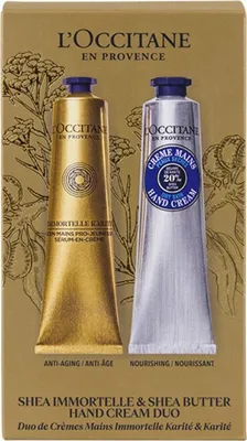 Image de L'Occitane en Provence Hand Cream Gift Set 30ml Immortelle + 30ml Shea