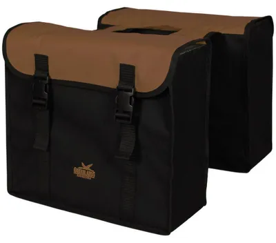 Produktbild von Fahrradtasche Greenlands - Doppelte Fahrradtasche - 34 Liter – Schwarz-Braun