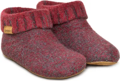 Produktbild von Hüttenschuh Pantoffel 48700 aus Schurwolle mit Rindsledersohle, wärmeisolierend, atmungsaktiv