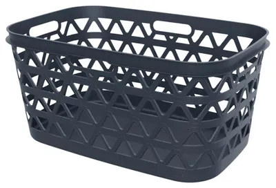 Produktbild von CURVER Wäschesammler Wäschetruhe Wäschetonne Wäschekorb 45L dunkelgrau aus Kunststoff