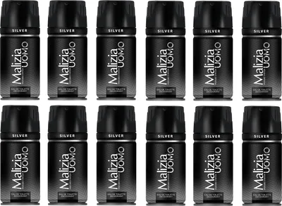 Produktbild von Malizia Uomo SILVER DEO EdT 12x 150 ml