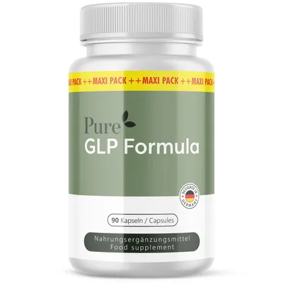Produktbild von Pure GLP Formula Kapseln | Ideal begleitend für dein Ziel | für Männer & Frauen | 90 Kapseln