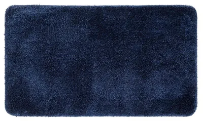 Productafbeelding van Antislip badmat, wasbaar, donkerblauw, 70x120 cm, microvezel