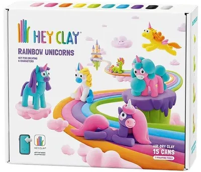 Obrázok produktu pre TM Toys Hey Clay sada jednorožce