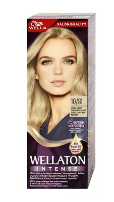 Obrázek produktu pro Wellaton Krem intensywnie koloryzujący 10/81 Ultra Jasny Popielaty Blond