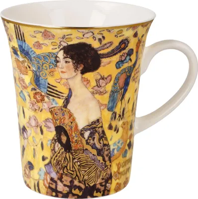 Zdjęcie produktu dla Goebel Gustav Klimt - Dame mit Fächer Kafeetasse | Art.-Nr. 67075351 | EAN 4005169375675