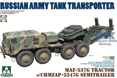 Produktbild von TAKOM MODEL TAK5004 MAZ-537G TRACTOR w/CHMZAP-5247G trailer