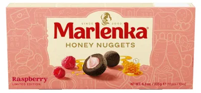 Image de MARLENKA® Boules au miel et à la framboise - Boules de pâte à tarte à la framboise - 10 boules, 1 x 235 g
