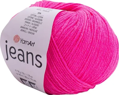 Produktbild von Yarn Art Jeans 59 Neon Pink Strickgarn