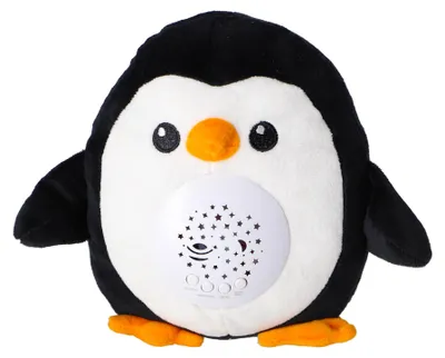 Image de Autres marques Manchot projecteur en peluche + son et lumière