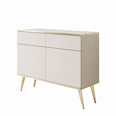 Produktbild von Zweitürige Kommode OXFORD KSZ107 mit Schubladen beige
