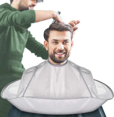 Produktbild von Haarschnitt Friseurumhang Bart Rasierschürze Regenschirmumhang