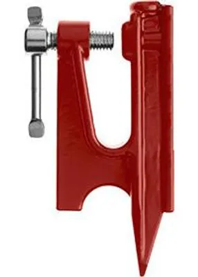 Produktbild von Schärfeklammer mit Spitze zum Einschlagen in einen Stamm.