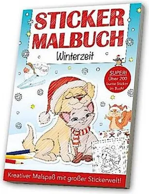 Produktbild von Sticker Malbuch - Winterzeit