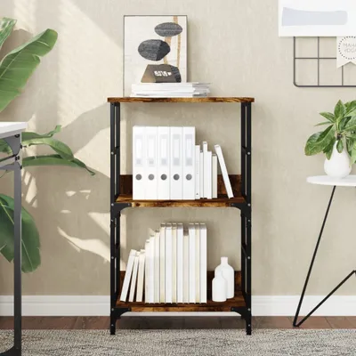 Obrázek produktu pro Maison Exclusive – knihovna z kouřového dubu 50 x 33 x 82 cm, dřevěný materiál