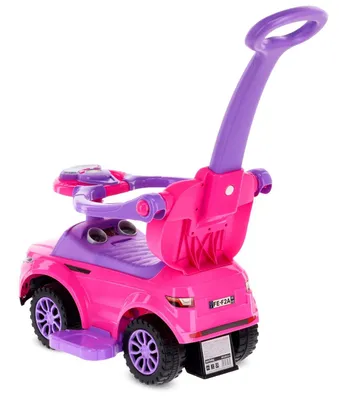 Produktbild von Babywalker mit Griff und Klemme, Sportwagen-rosa