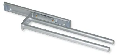 Obrázok produktu pre Vysúvateľný držiak na uteráky - 2 ramená - Hliník matný anodizovaný