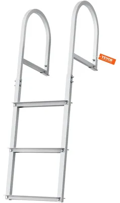 Produktbild von Dockleiter mit 3 Stufen, abnehmbar und rutschfest, 227 kg Tragkraft