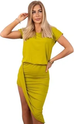 Produktbild von Asymmetrisches Kiwi-Kleid