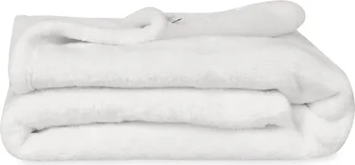 Immagine prodotto di BONO Coperta per neonati 75x100 liscia morbida e soffice bianca