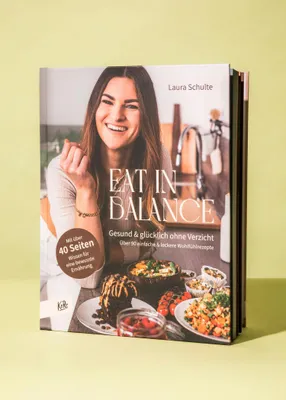 Produktbild von KoRo I Kochbuch "Eat in Balance: Gesund und glücklich ohne Verzicht", 2. Auflage